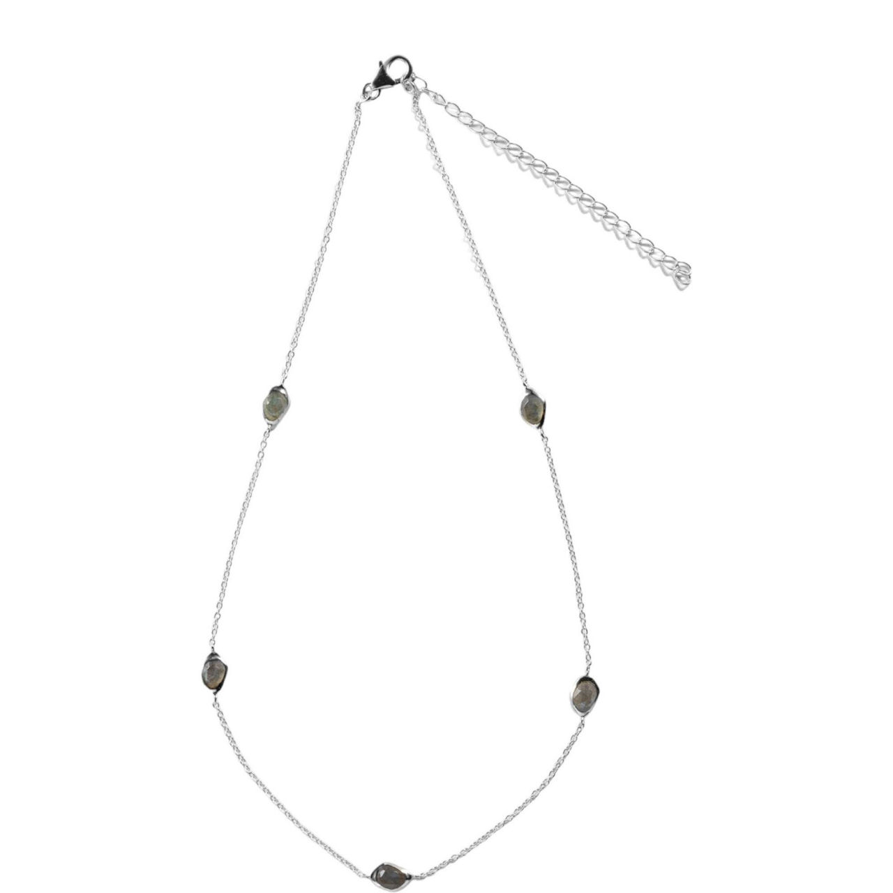 Labradorite Stepping Stone Necklace