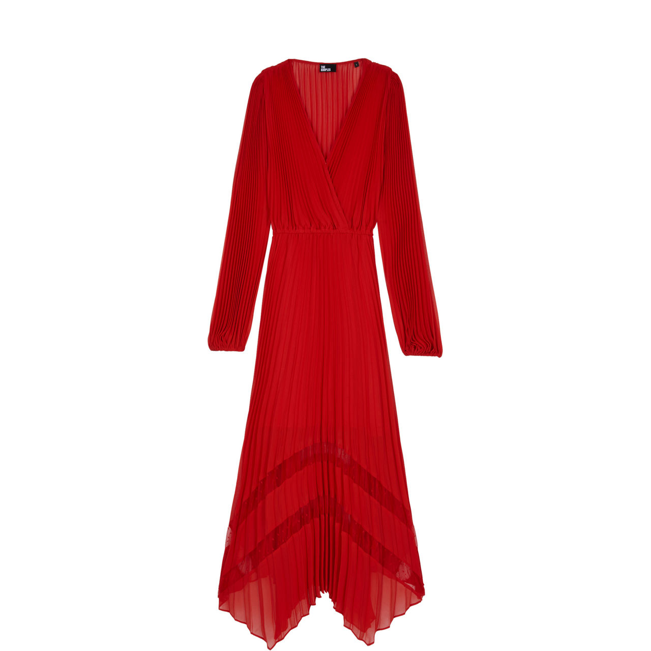 Asymmetric Pleated Dress