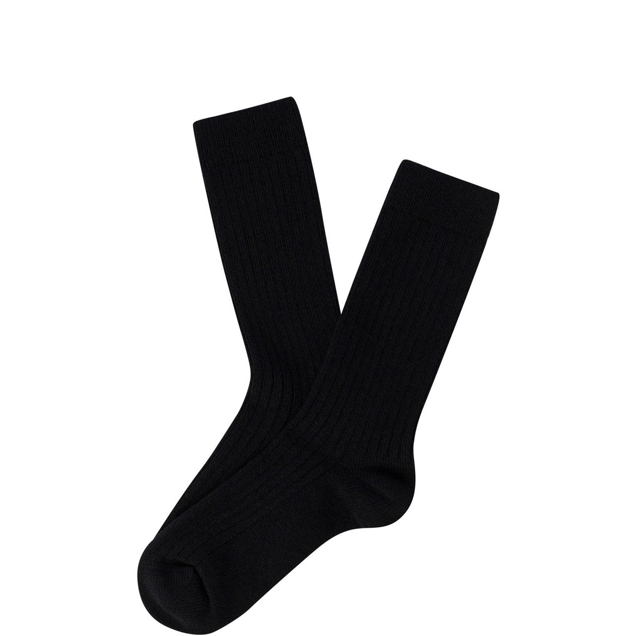 Rib Knit Crew Socks