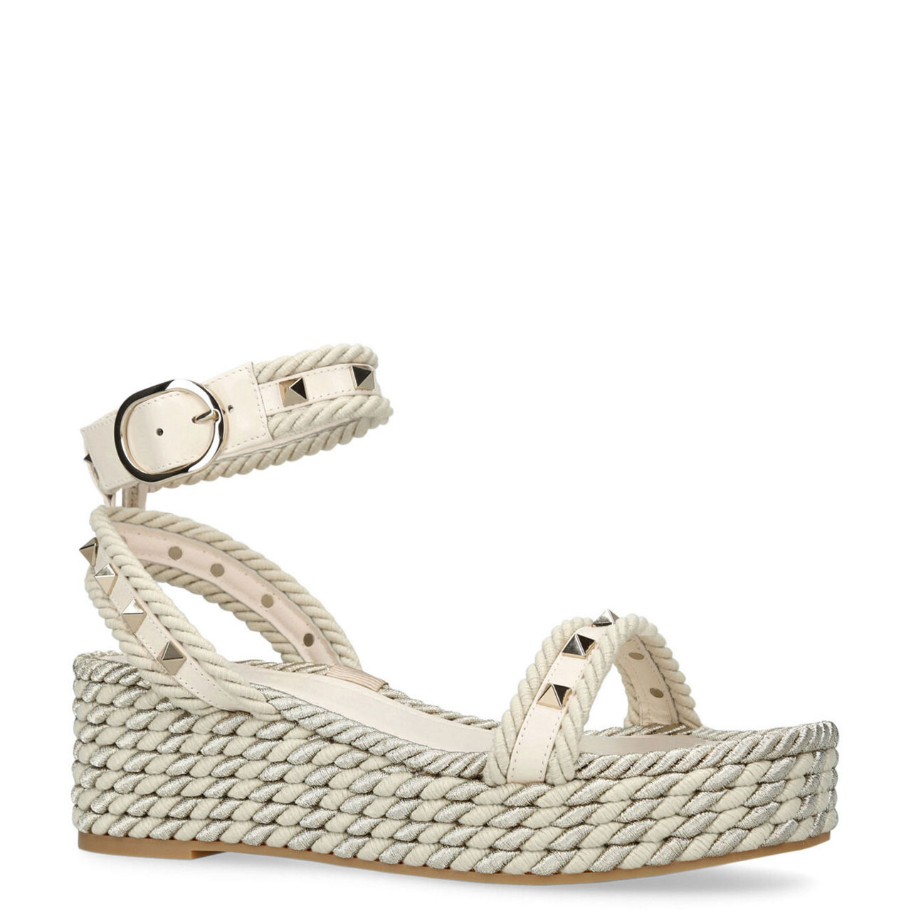Rockstud Espadrille Flatforms
