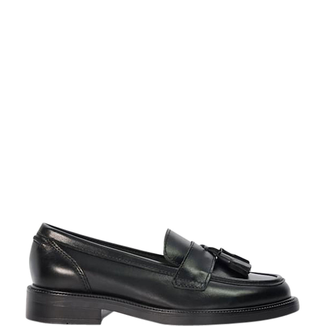 Garda Tassel Trim Leather Loafers