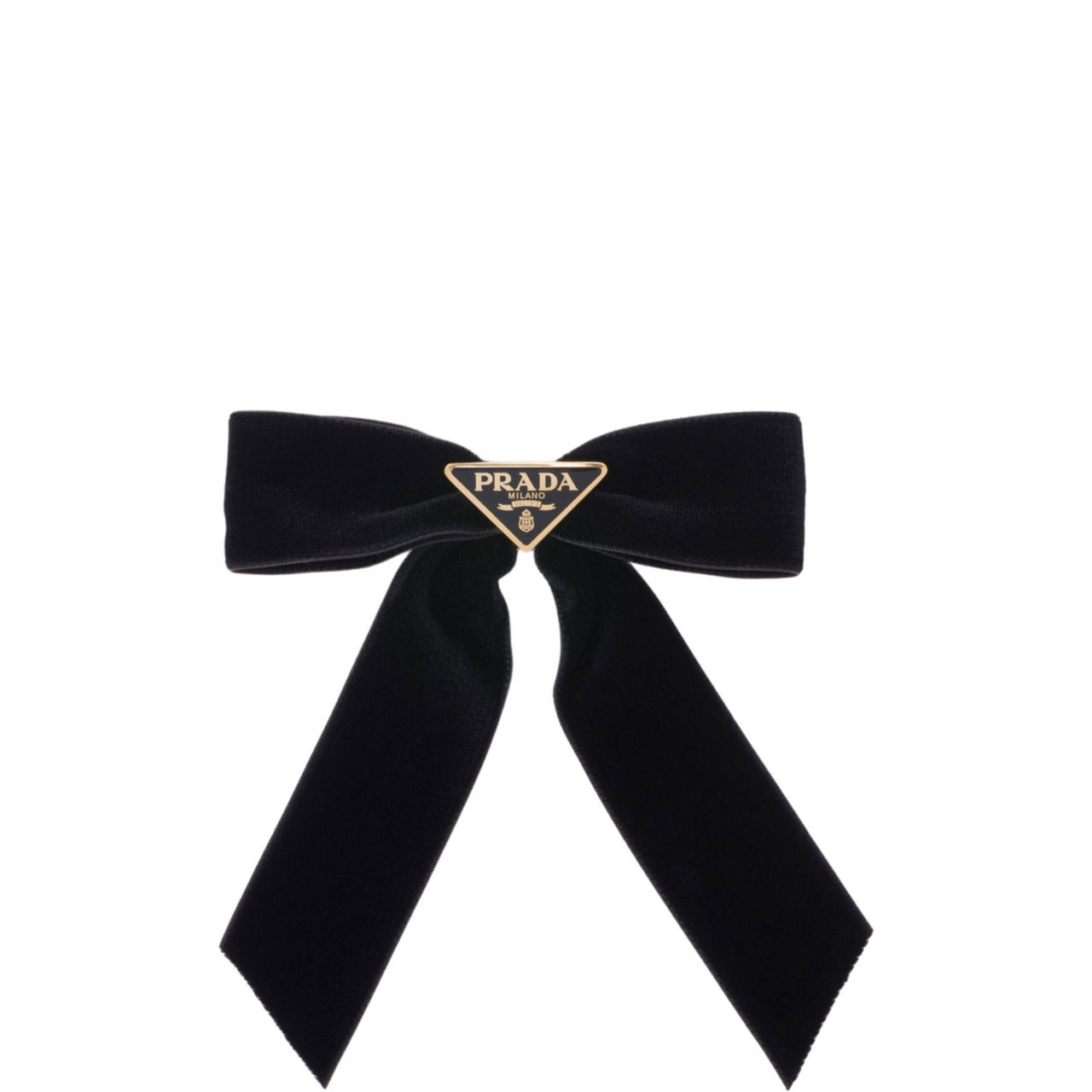 Velvet Logo Hair Clip