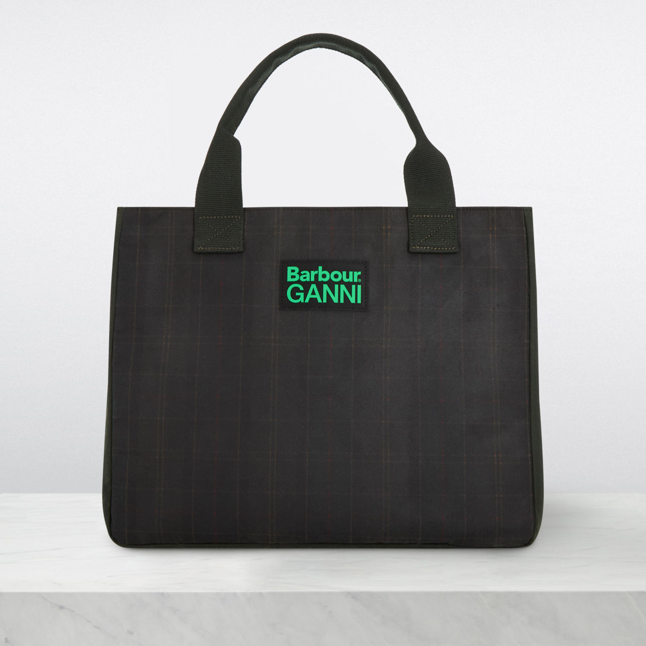 BARBOUR Logo Wax Tote Bag