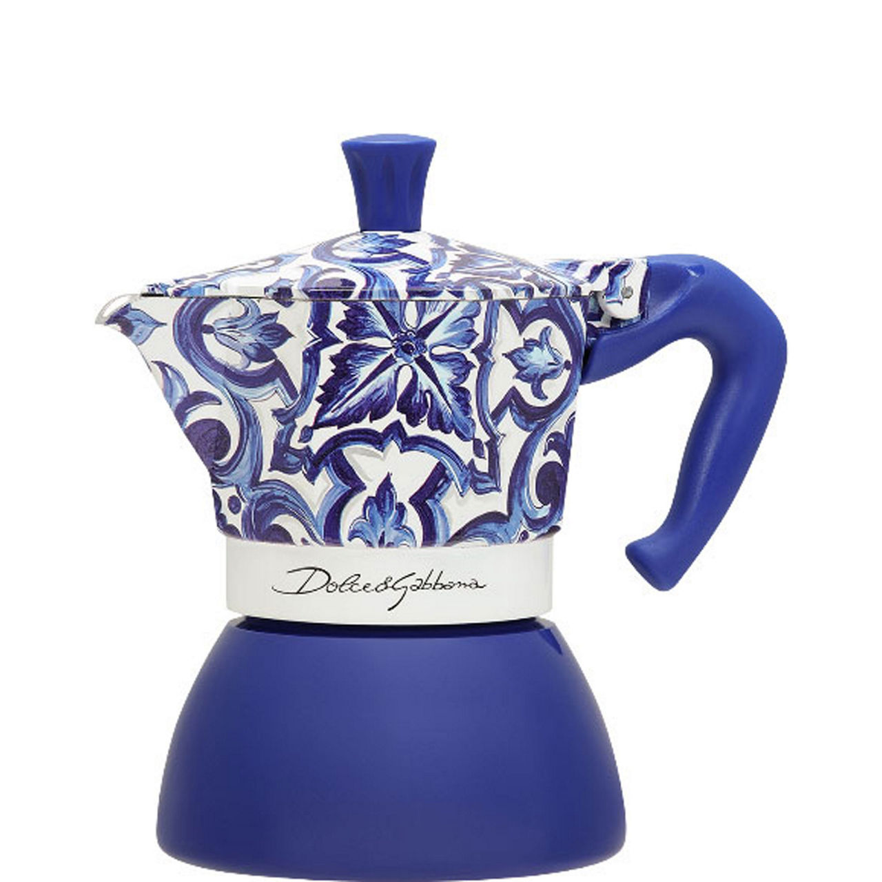 Bialetti x Dolce & Gabbana Moka Induction 4 Cup Mediterranean Blue