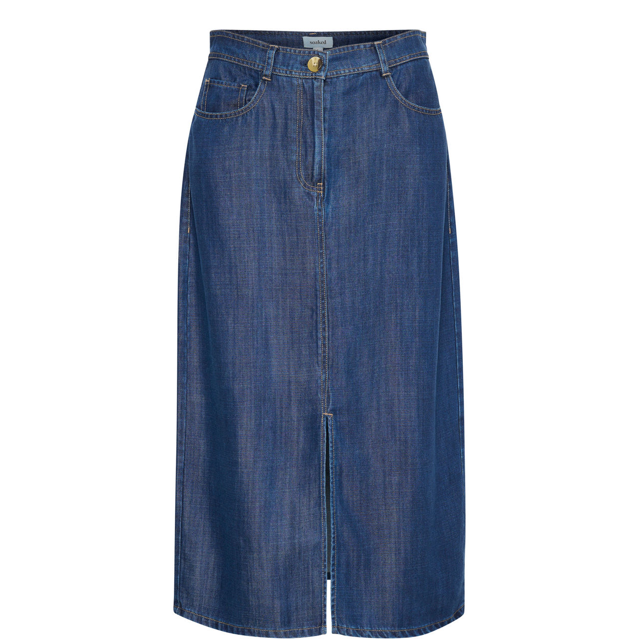 Friday High-Rise Denim Skirt