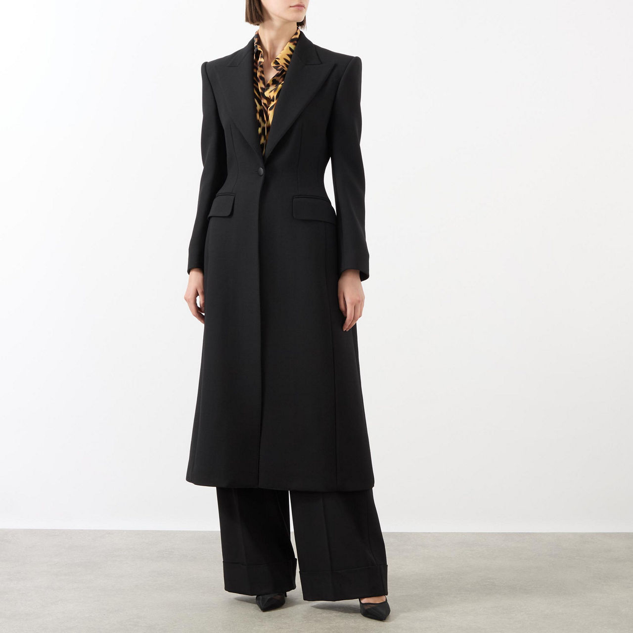 DOLCE & GABBANA Single-Breasted Tailored Coat