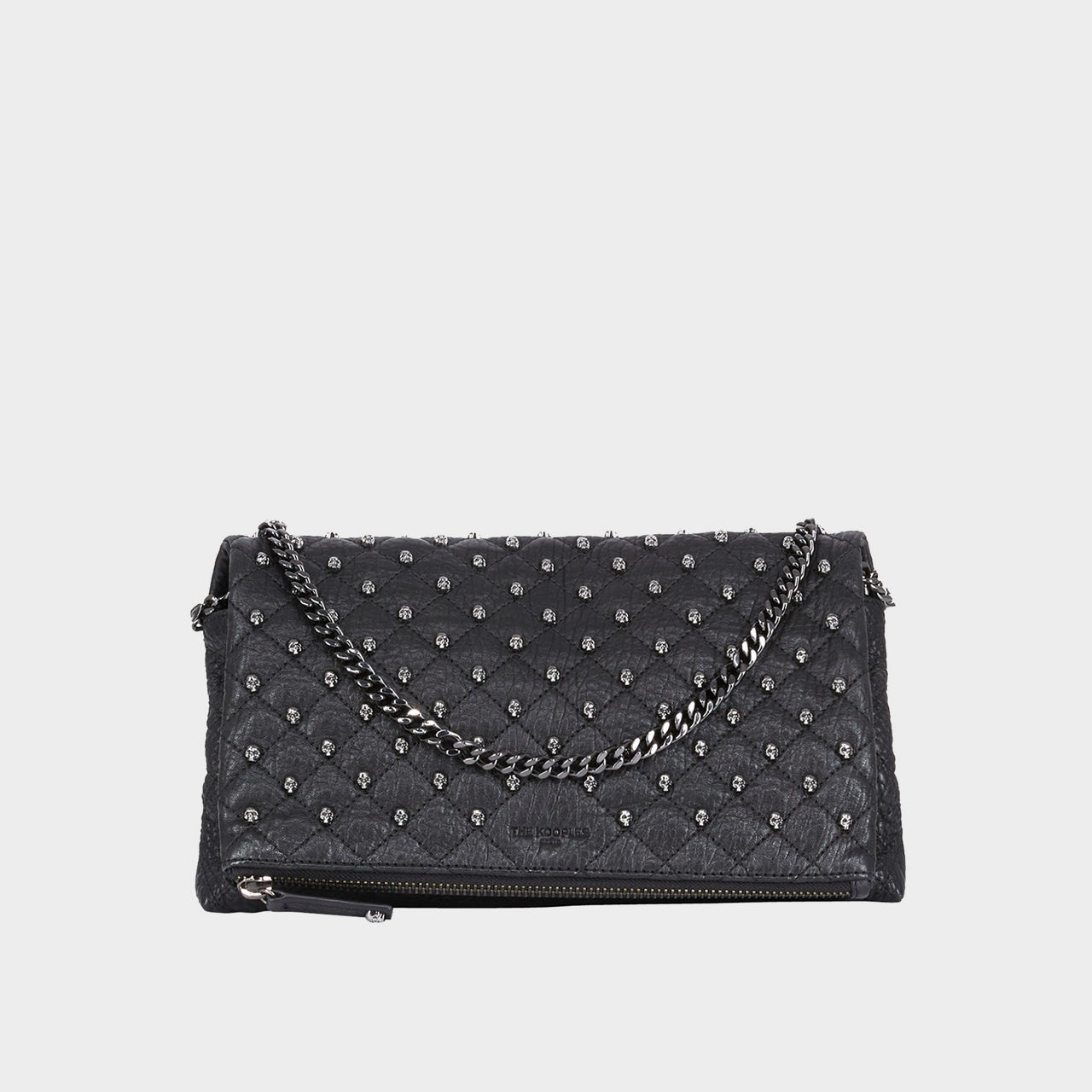 Skull Chain Clutch Bag