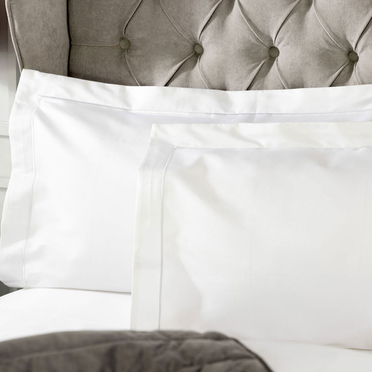 1000 Thread Count Oxford Pillowcase White