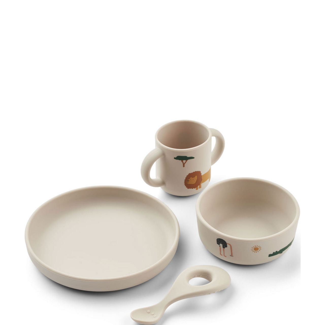Four-Piece Viv Safari Tableware Set