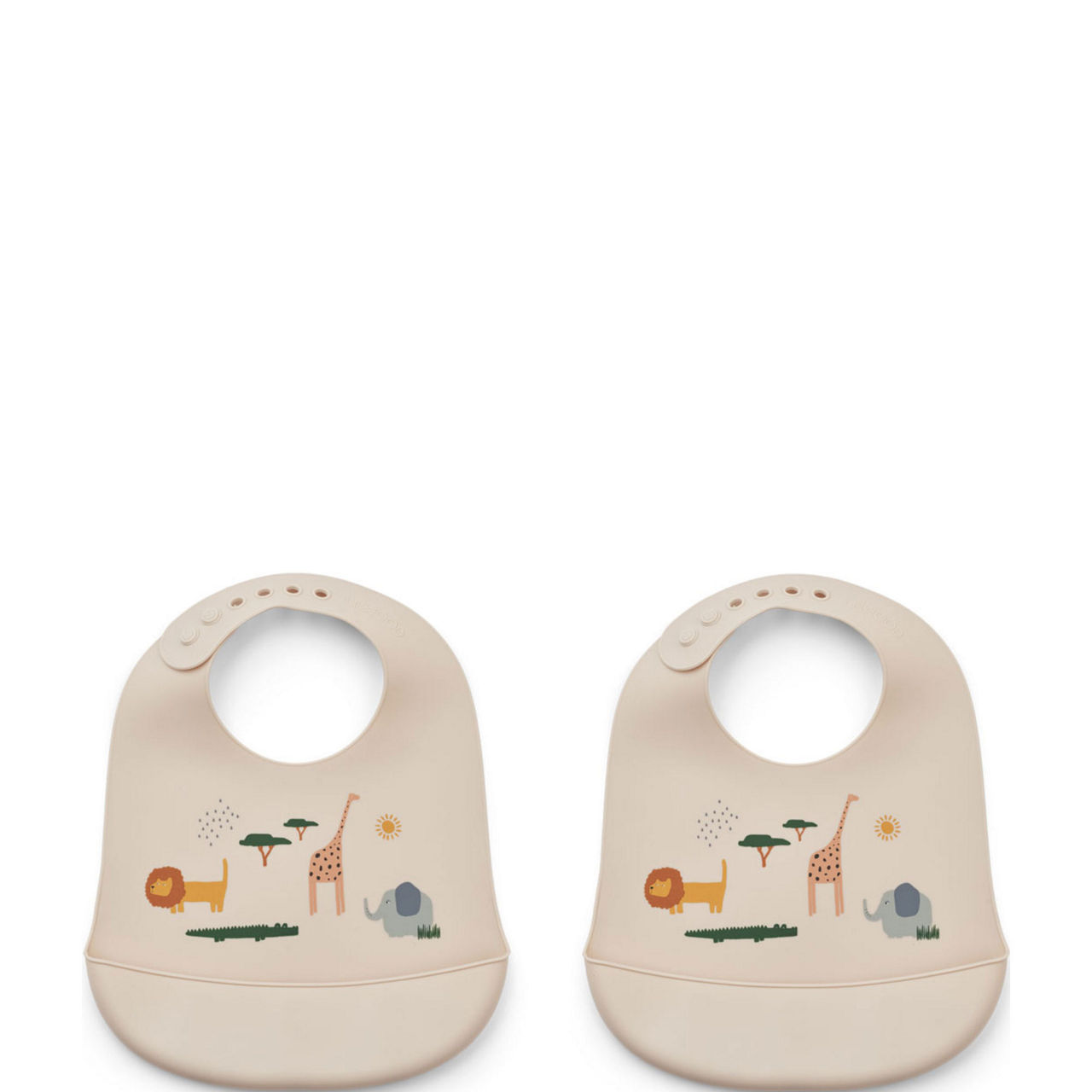 Two-Pack Tilda Silicone Bibs