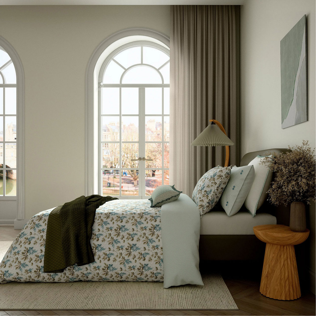 Clarence Duvet Set Celadon