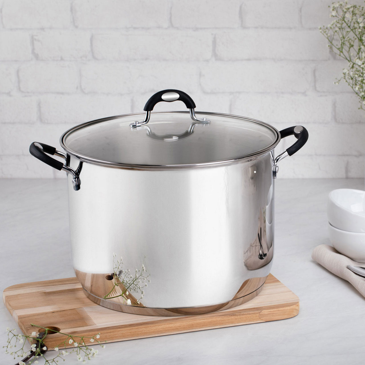 Stainless Steel Stock Pot 28cm
