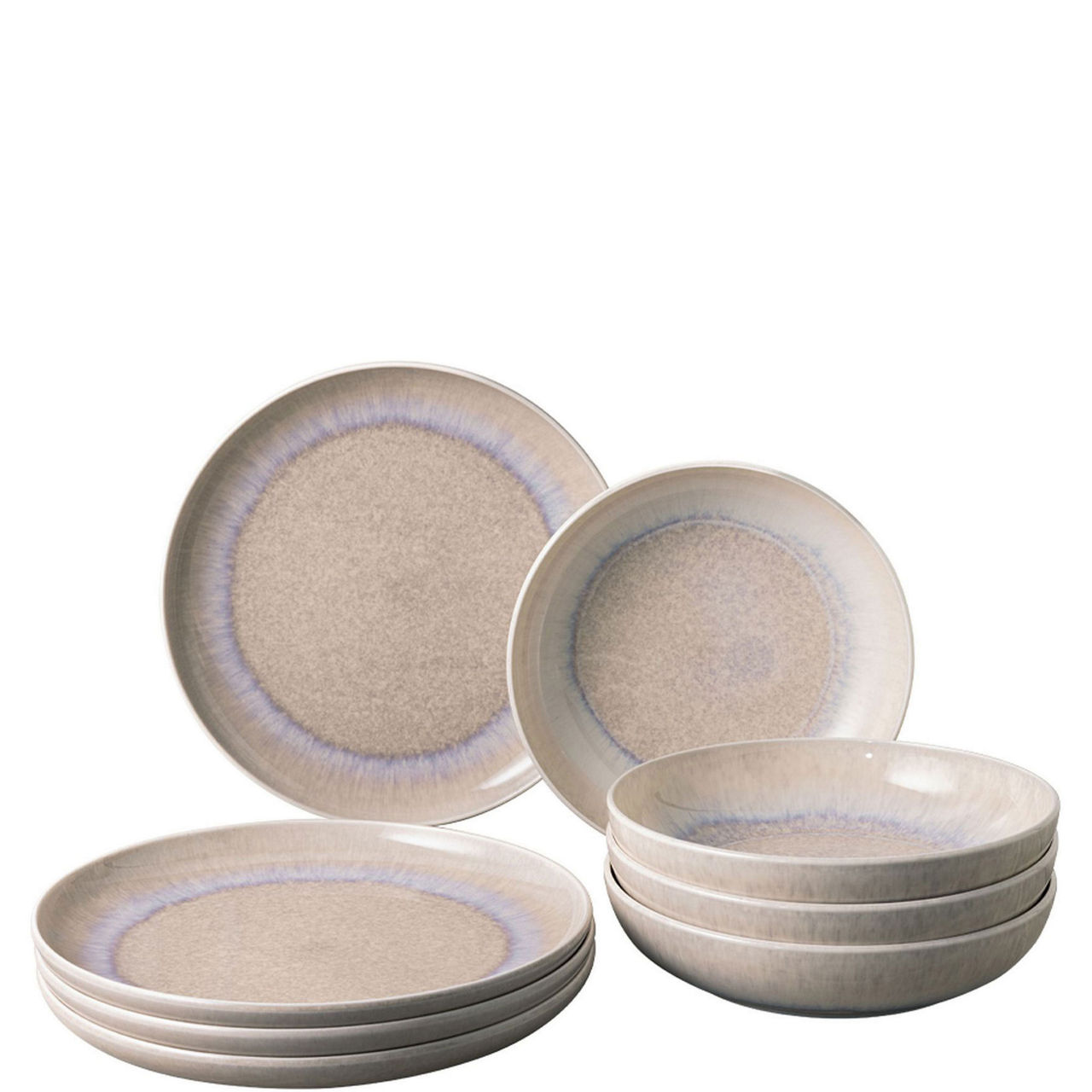Perlemor Sand Eight-Piece Dinner Set