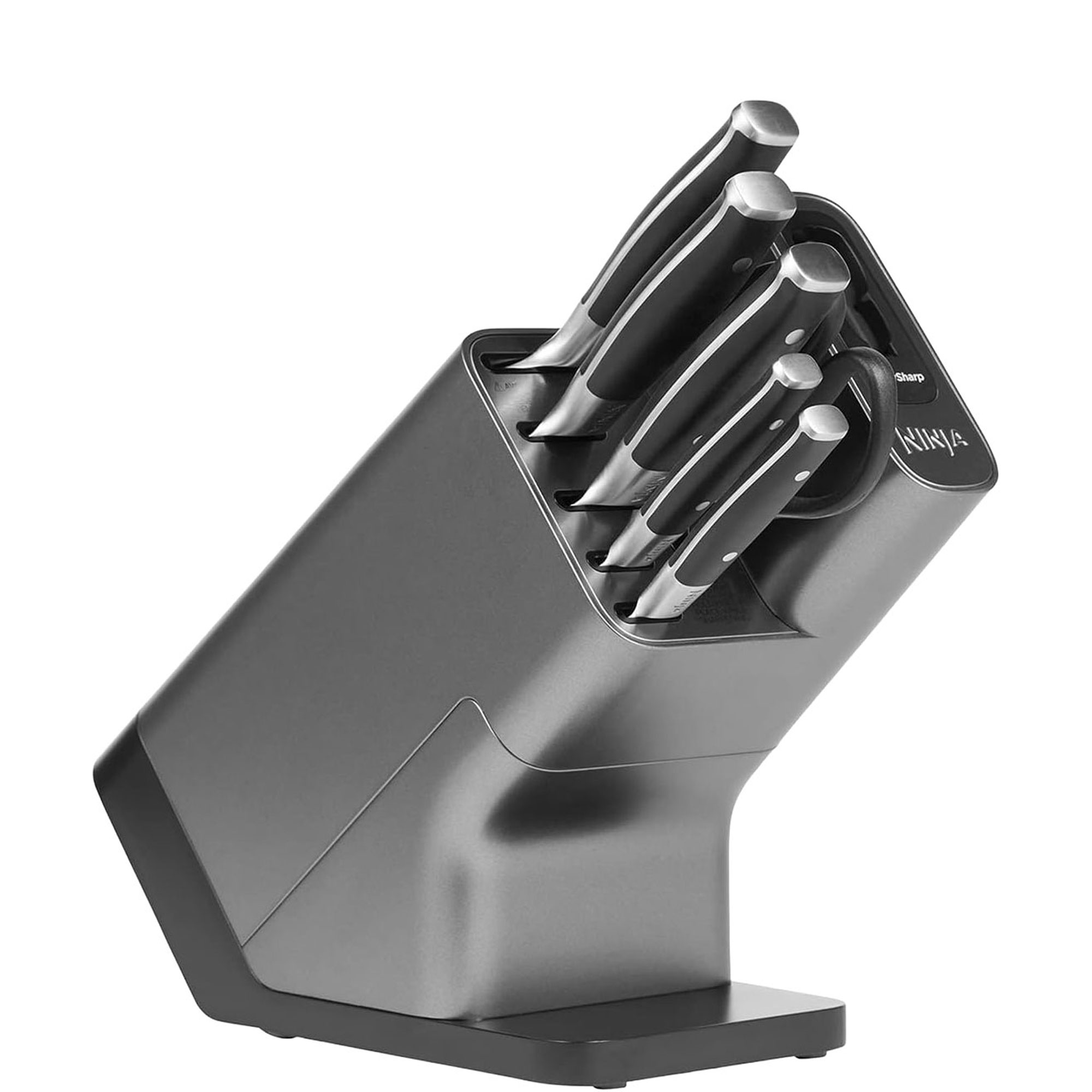 Foodi StaySharp Knife Block with Integrated Sharpener 6-Piece Set