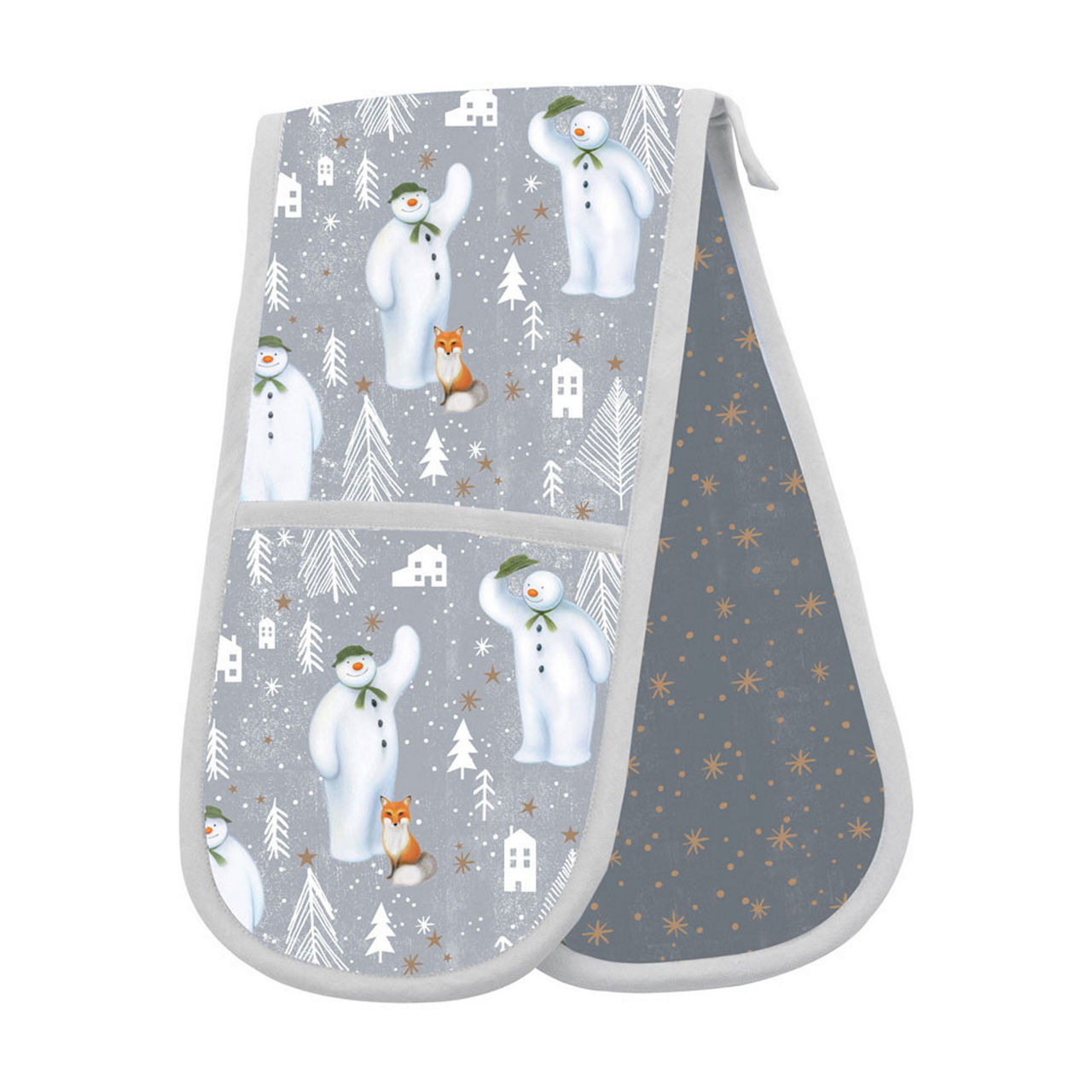 Snowman Alpine Double Oven Glove Snowman Alpine Double Oven Glove