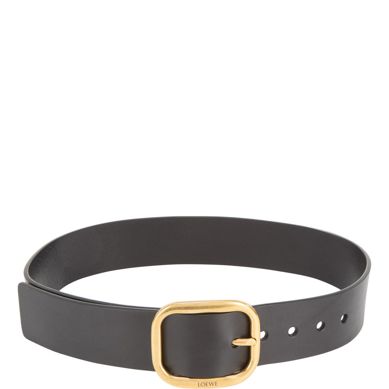 Rounded Soft Leather Belt