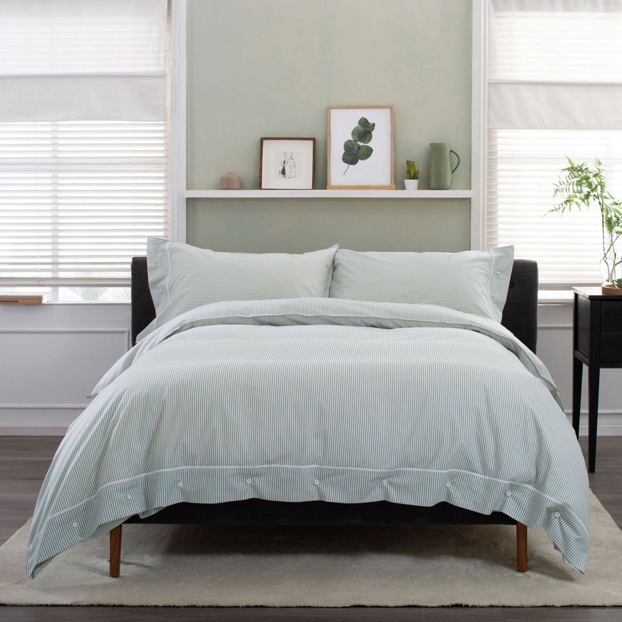 Southport Duvet Set Green