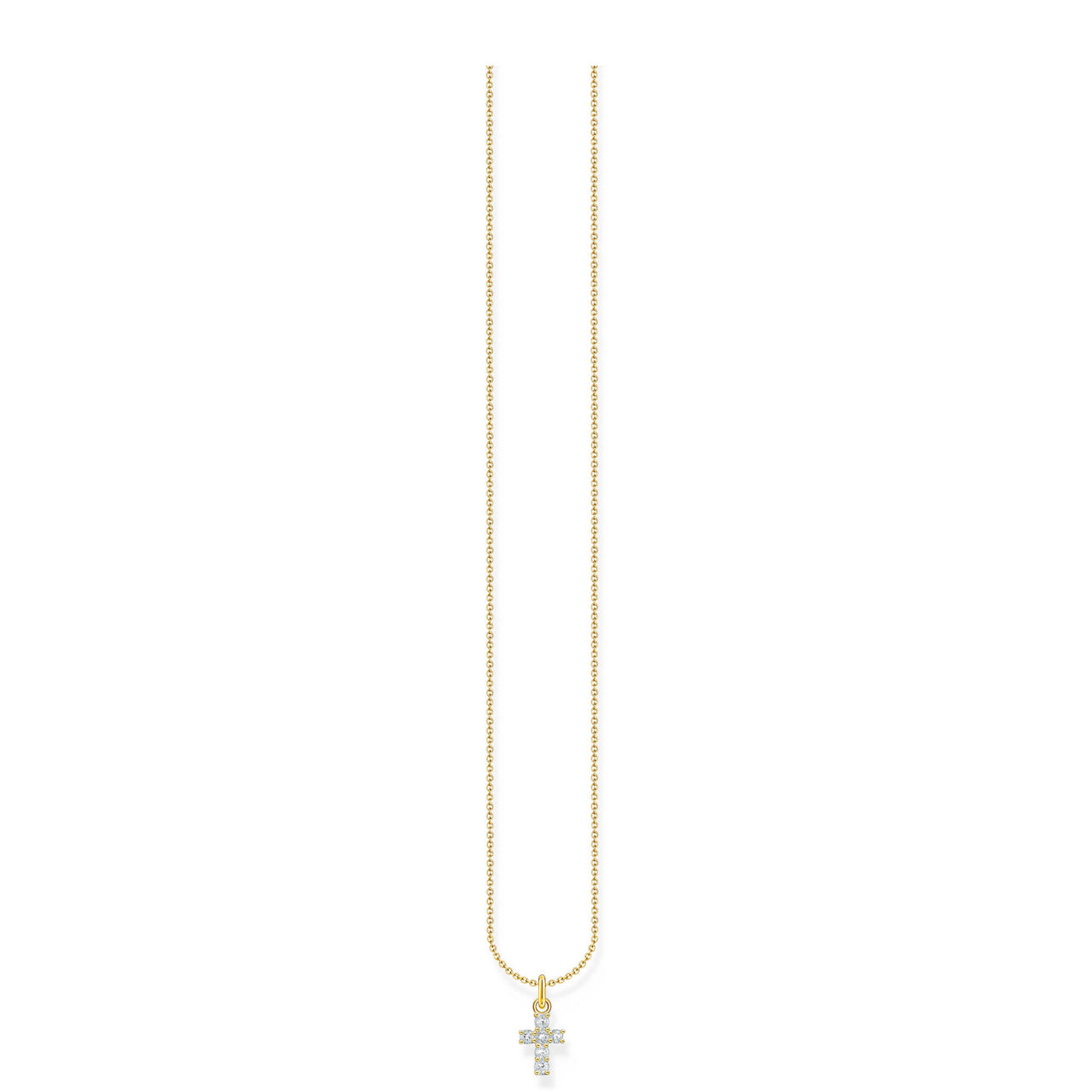 Embellished Cross Necklace