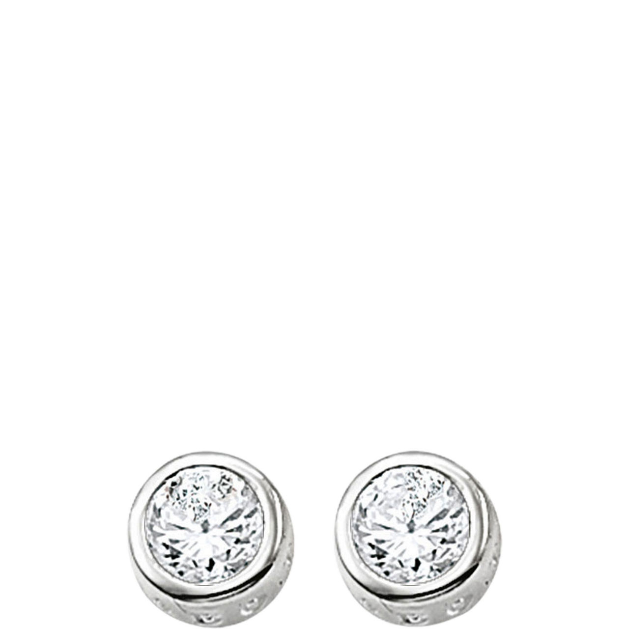 Round Stud Earrings
