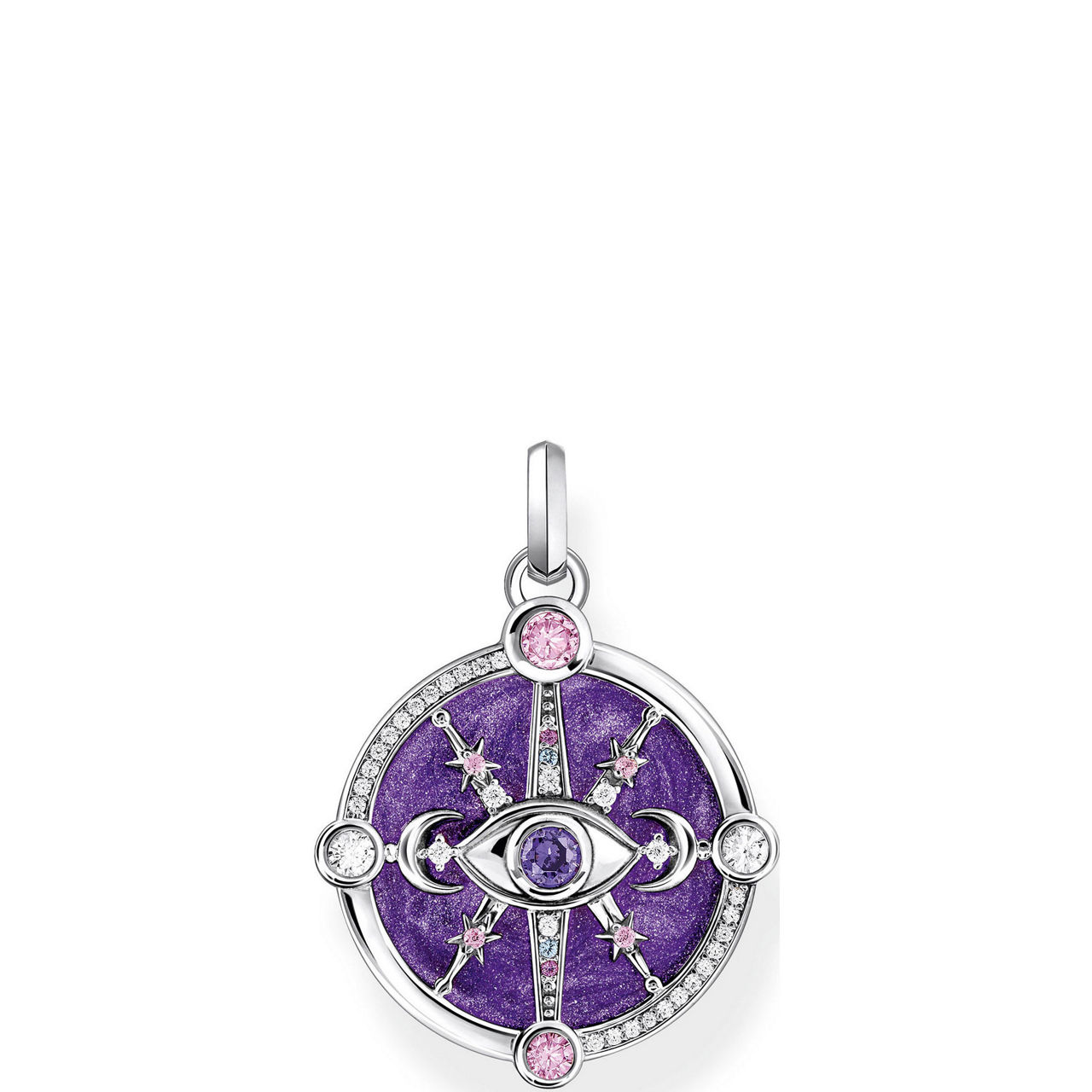 Violet Eye Motif Pendant