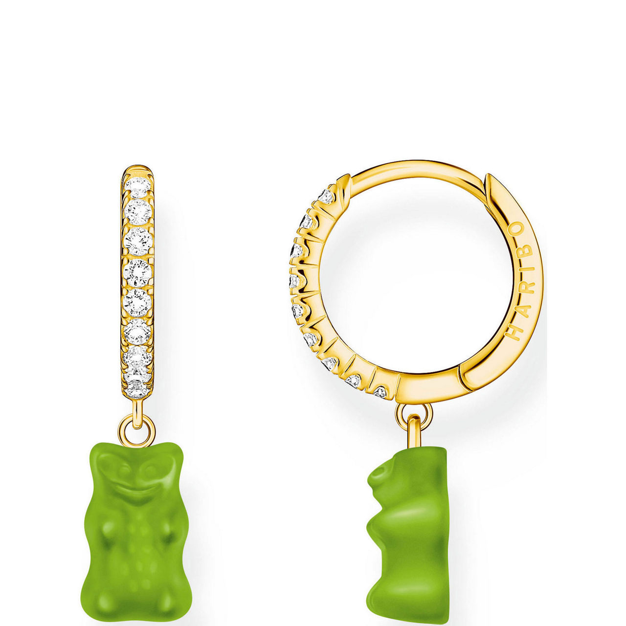 Haribo Single Goldbear Hoop Earring