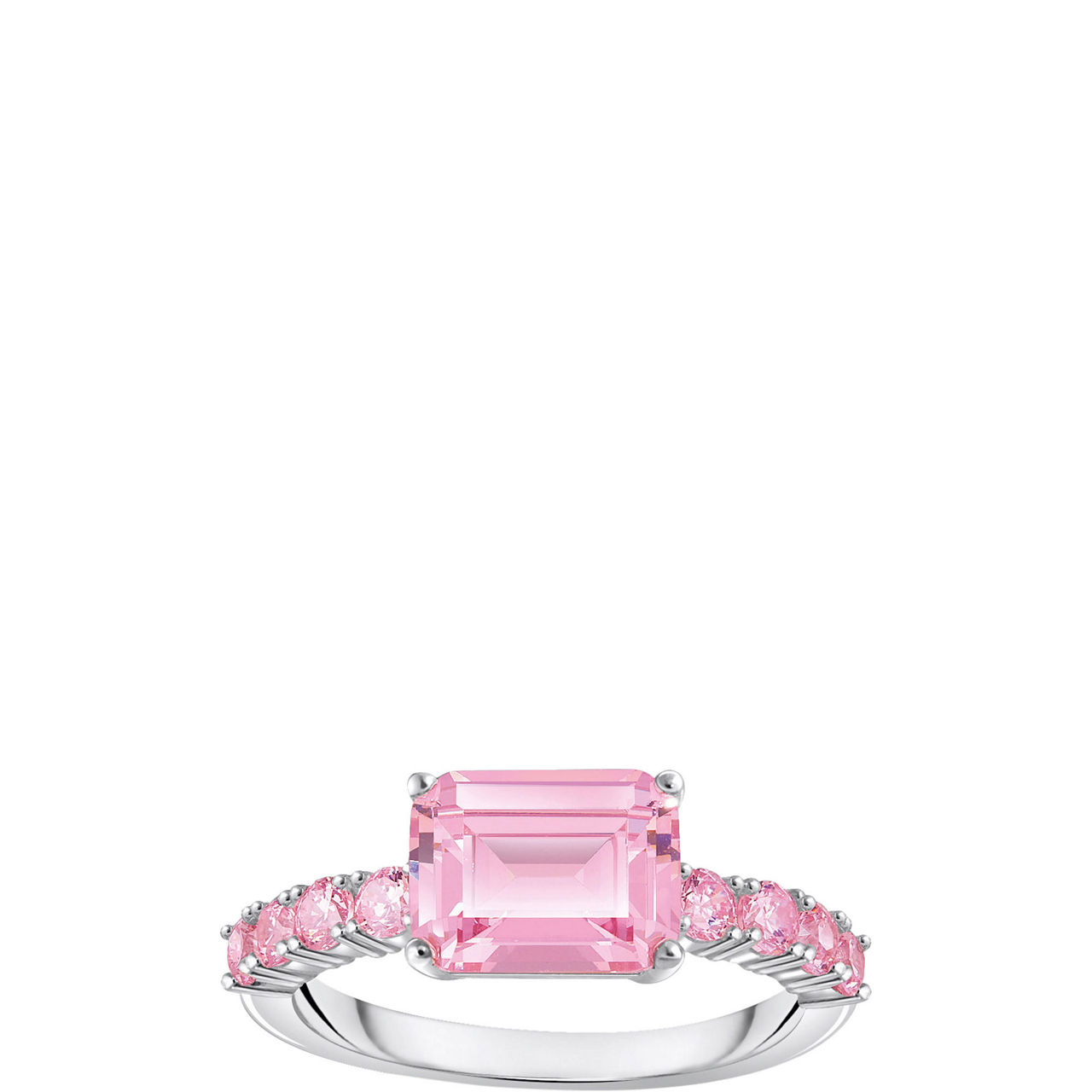Heritage Glam Pink Solitaire Ring