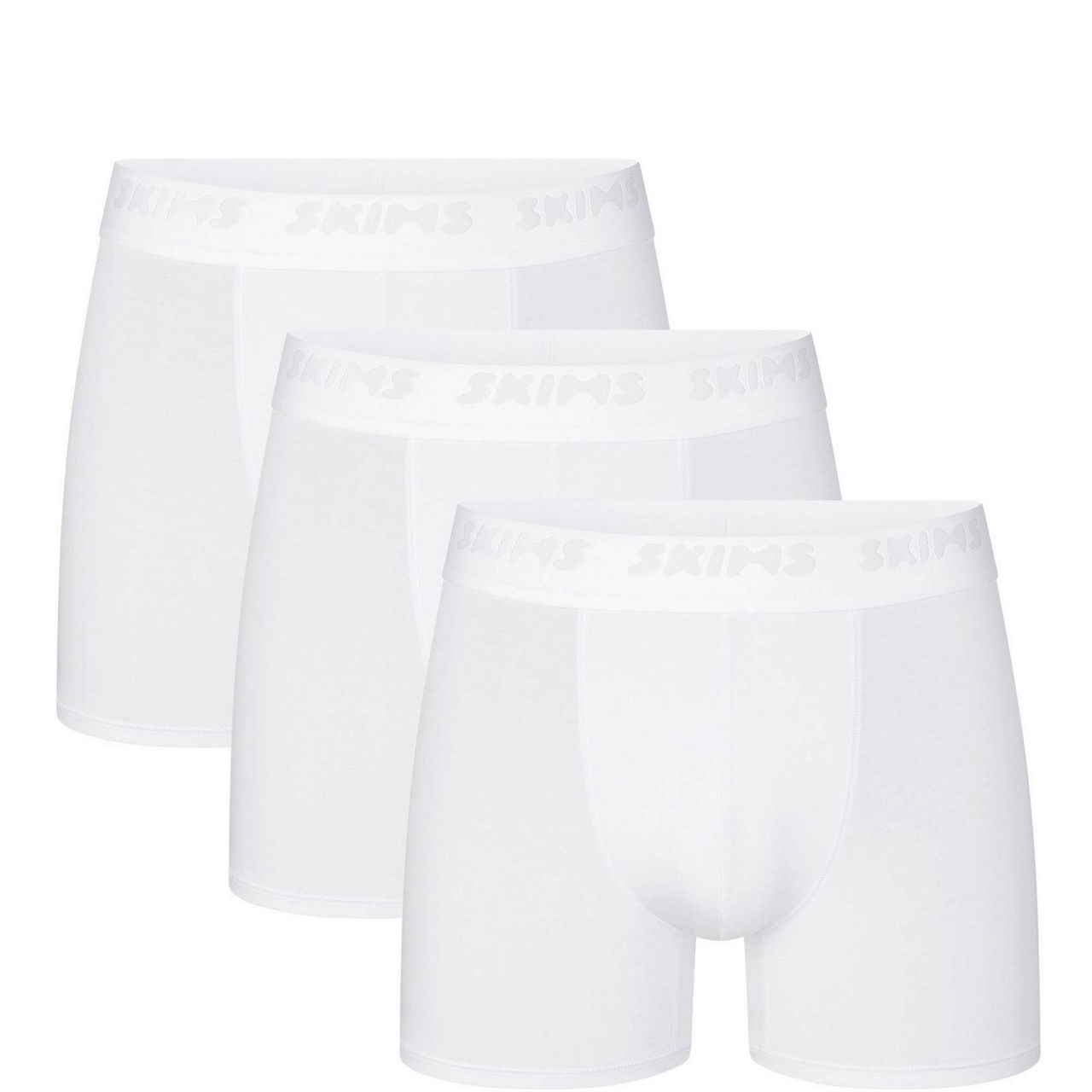 3" Boxer Briefs Three-Pack Chalk