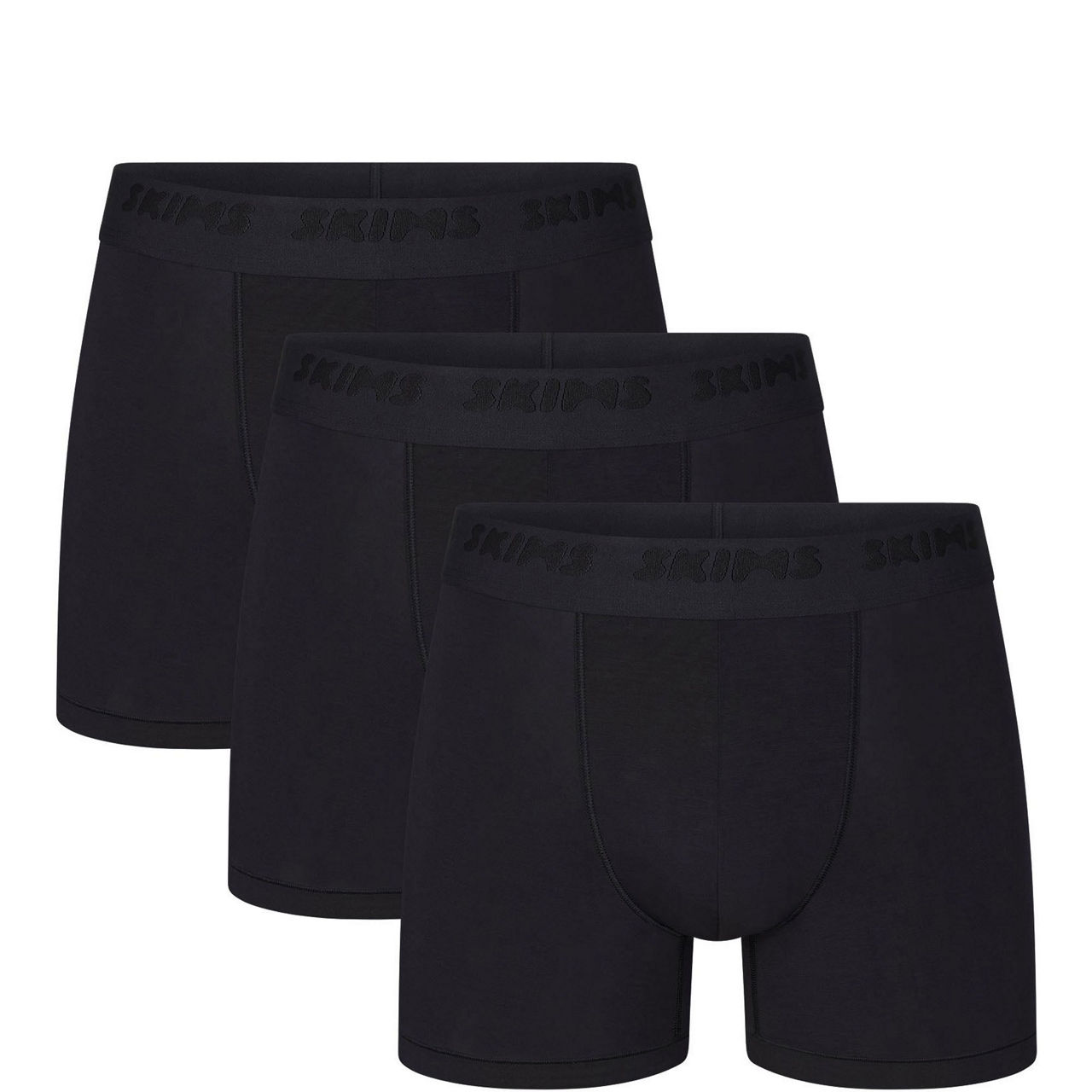 3" Boxer Briefs Three-Pack Obsidian