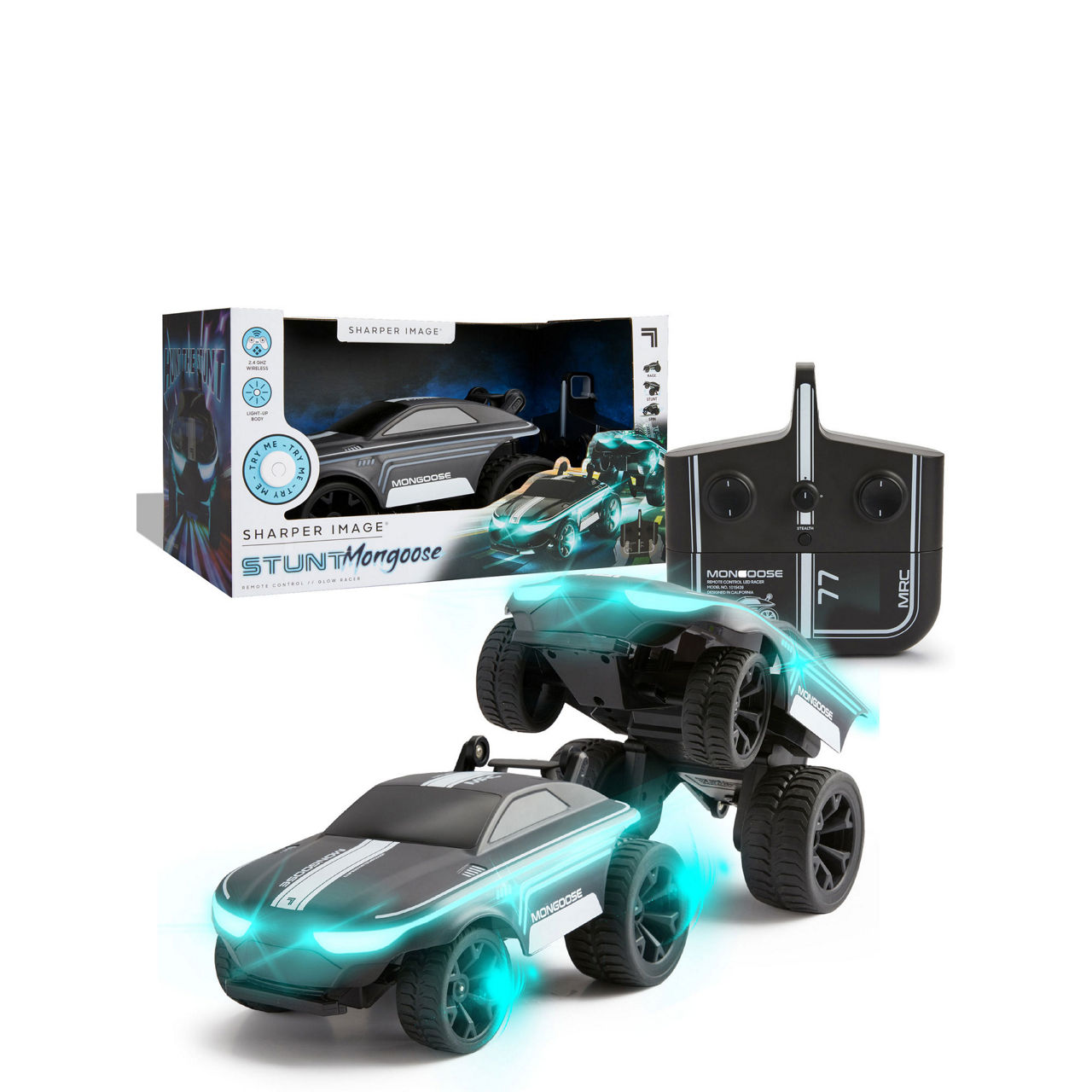 Stunt Mongoose LED Remote Control Car