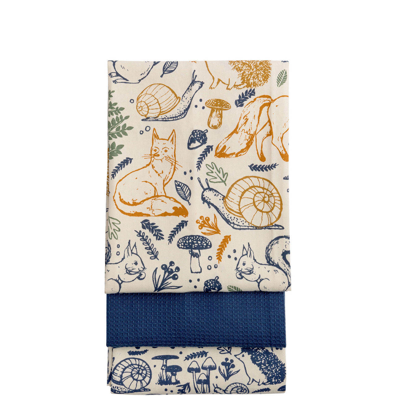 Woodland Set of 3 Tea Towels