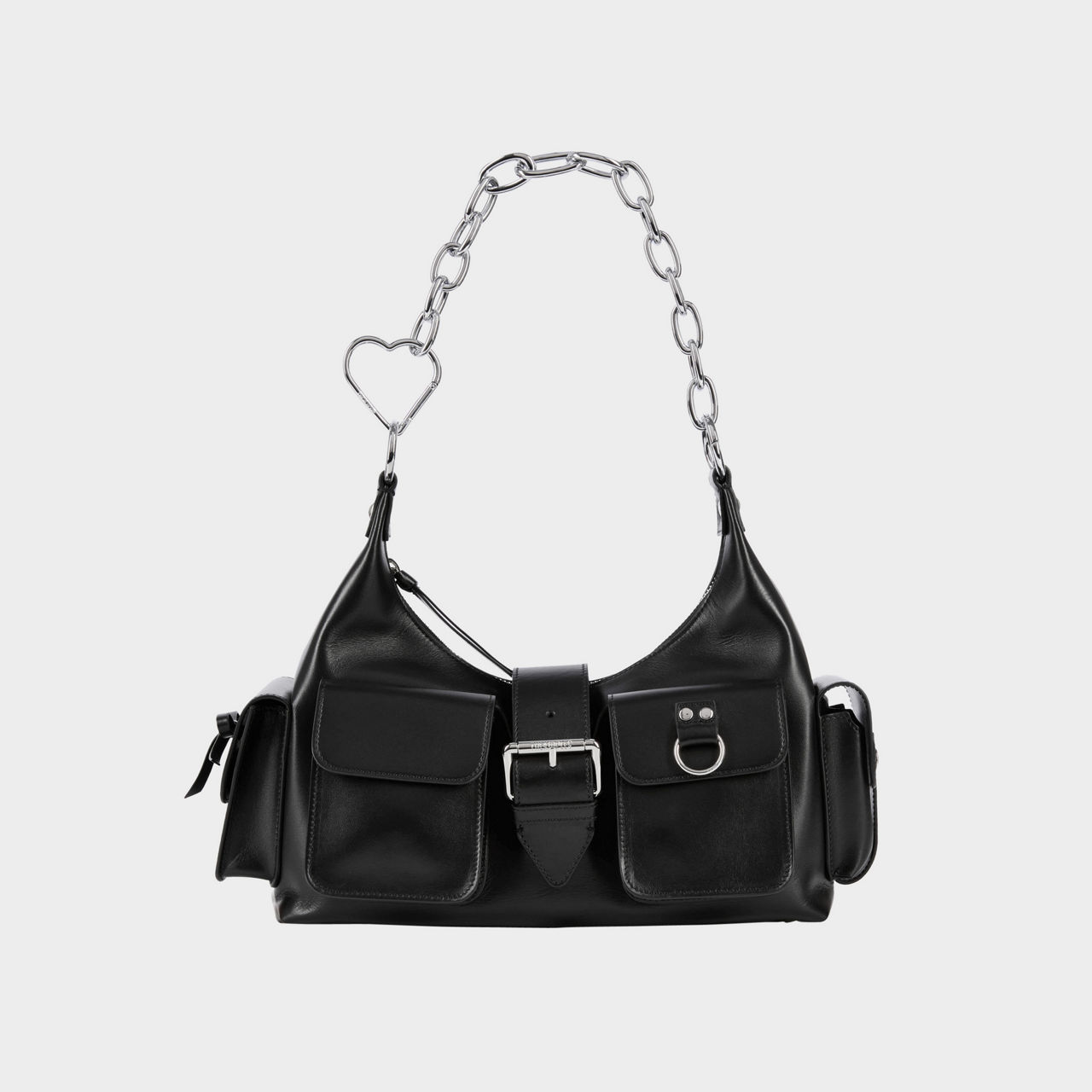 Amelia Leather Chain Shoulder Bag