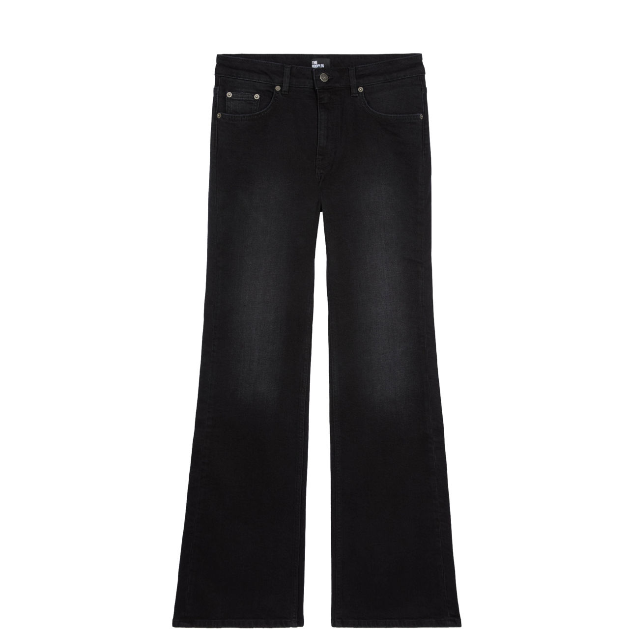 Mid-Rise Straight Leg Jeans