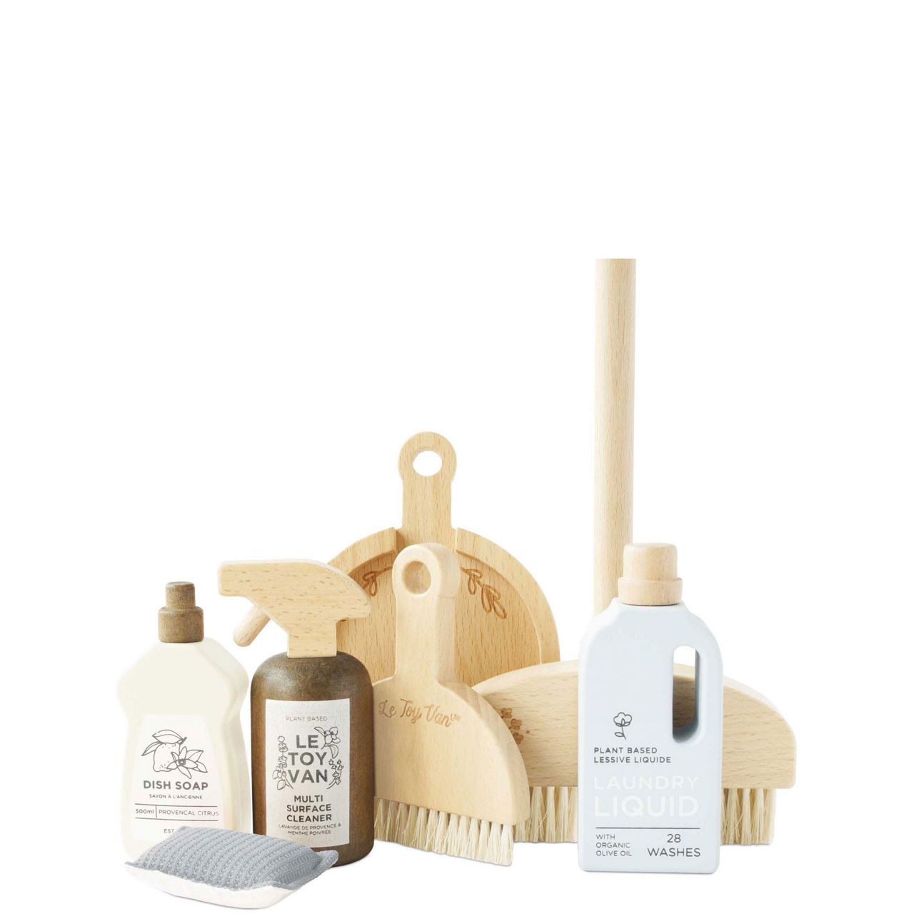 Wooden Cleaning Set
