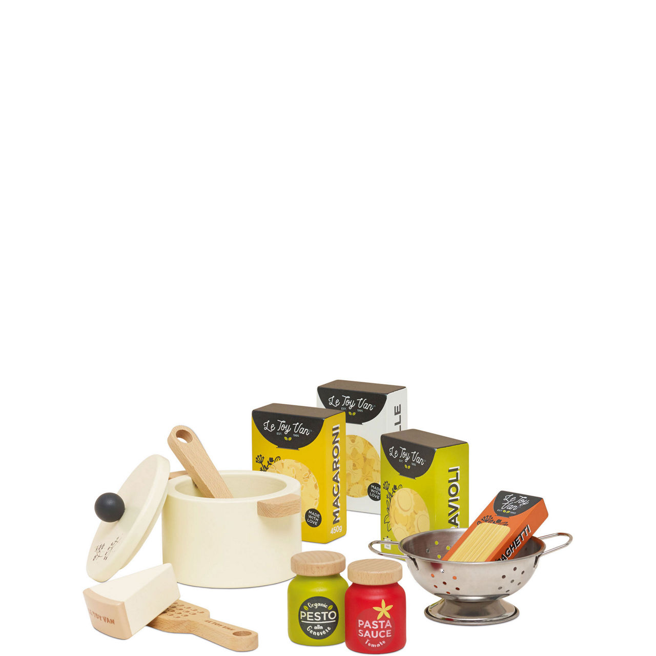 Wooden Organic Pasta Set