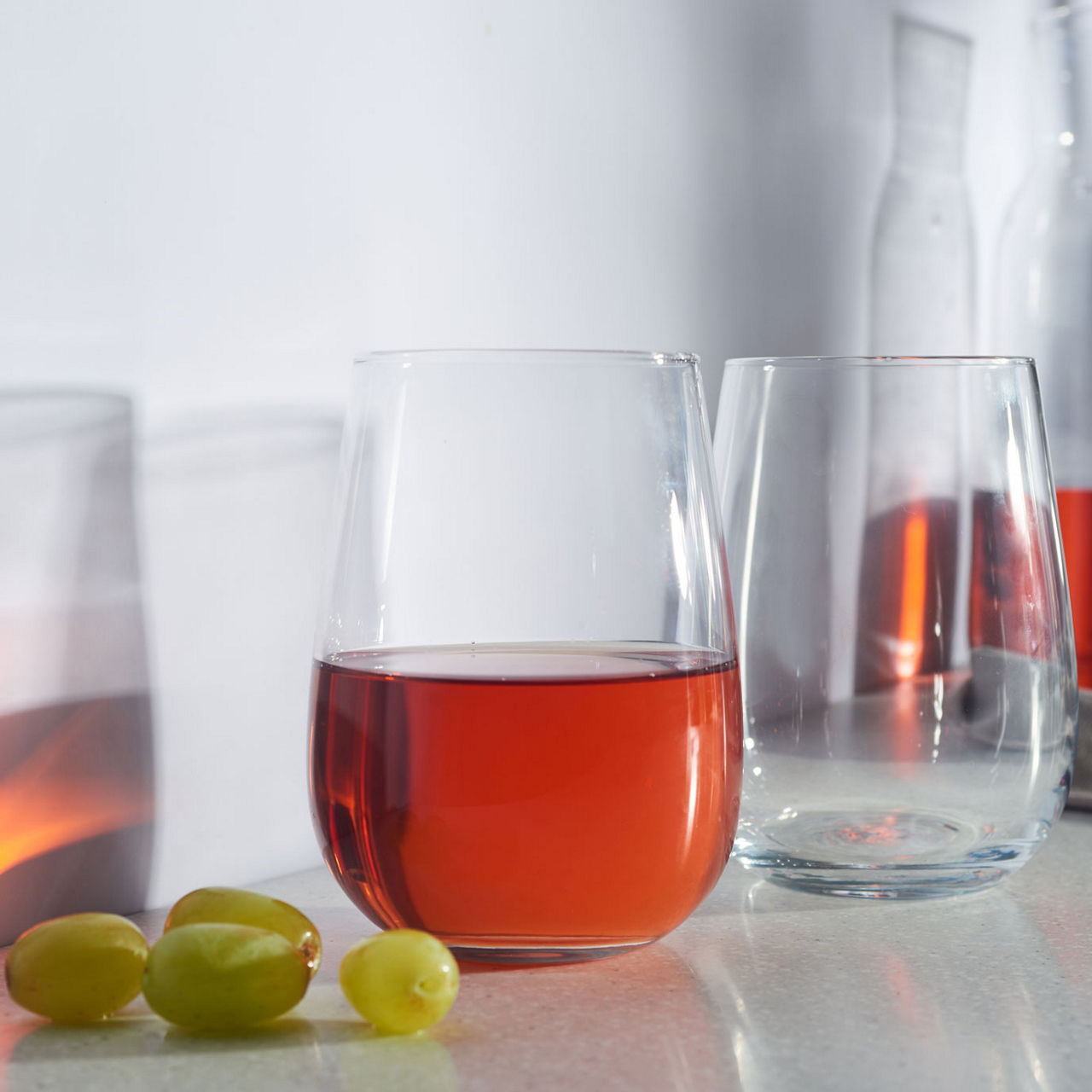 Set of 4 Stemless Glasses