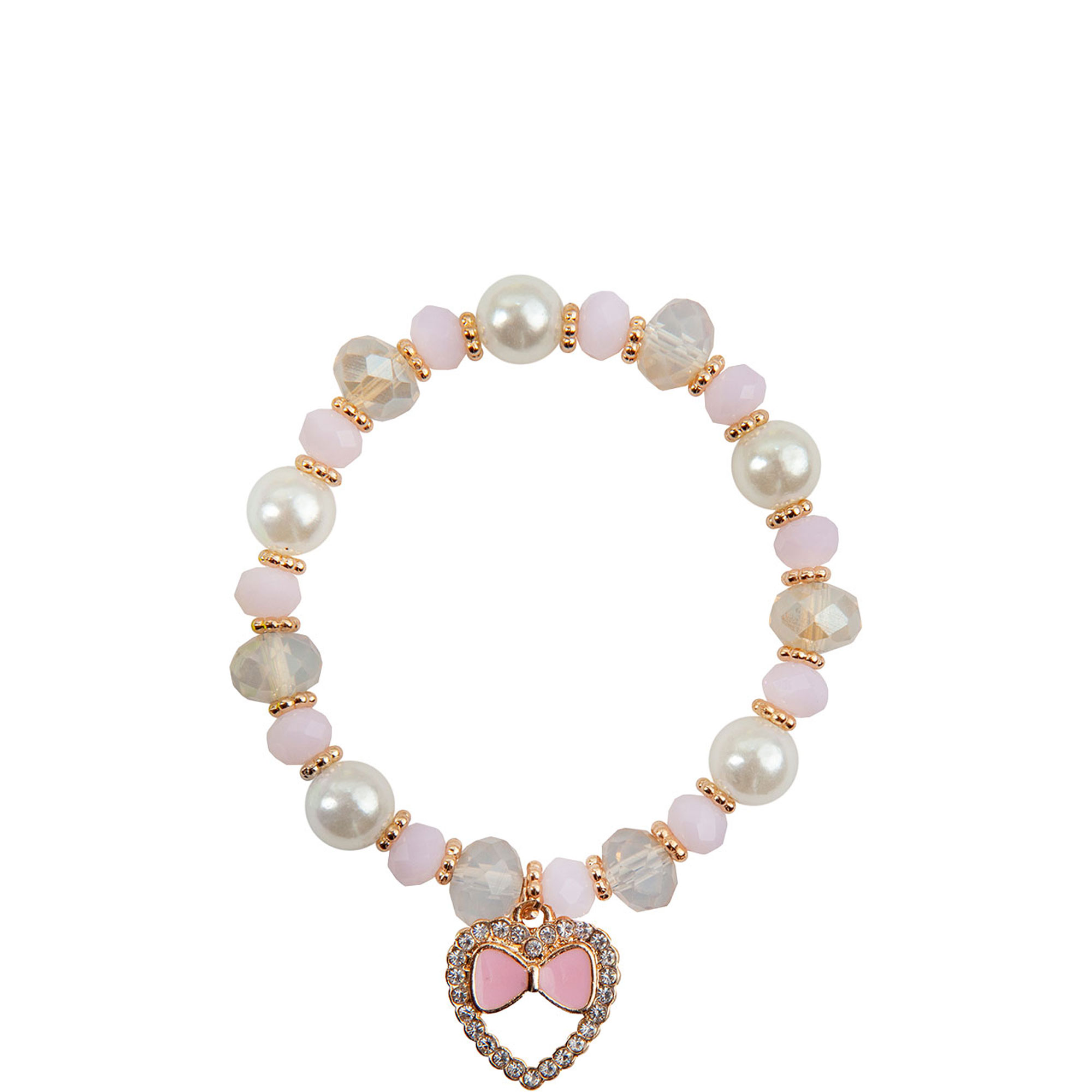 Boutique Love Heart Beaded Bracelet