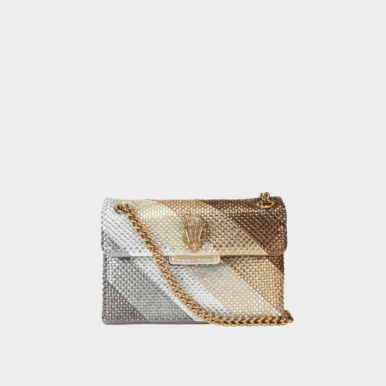 KURT GEIGER LONDON Kensington Striped Mini Bag MULTI