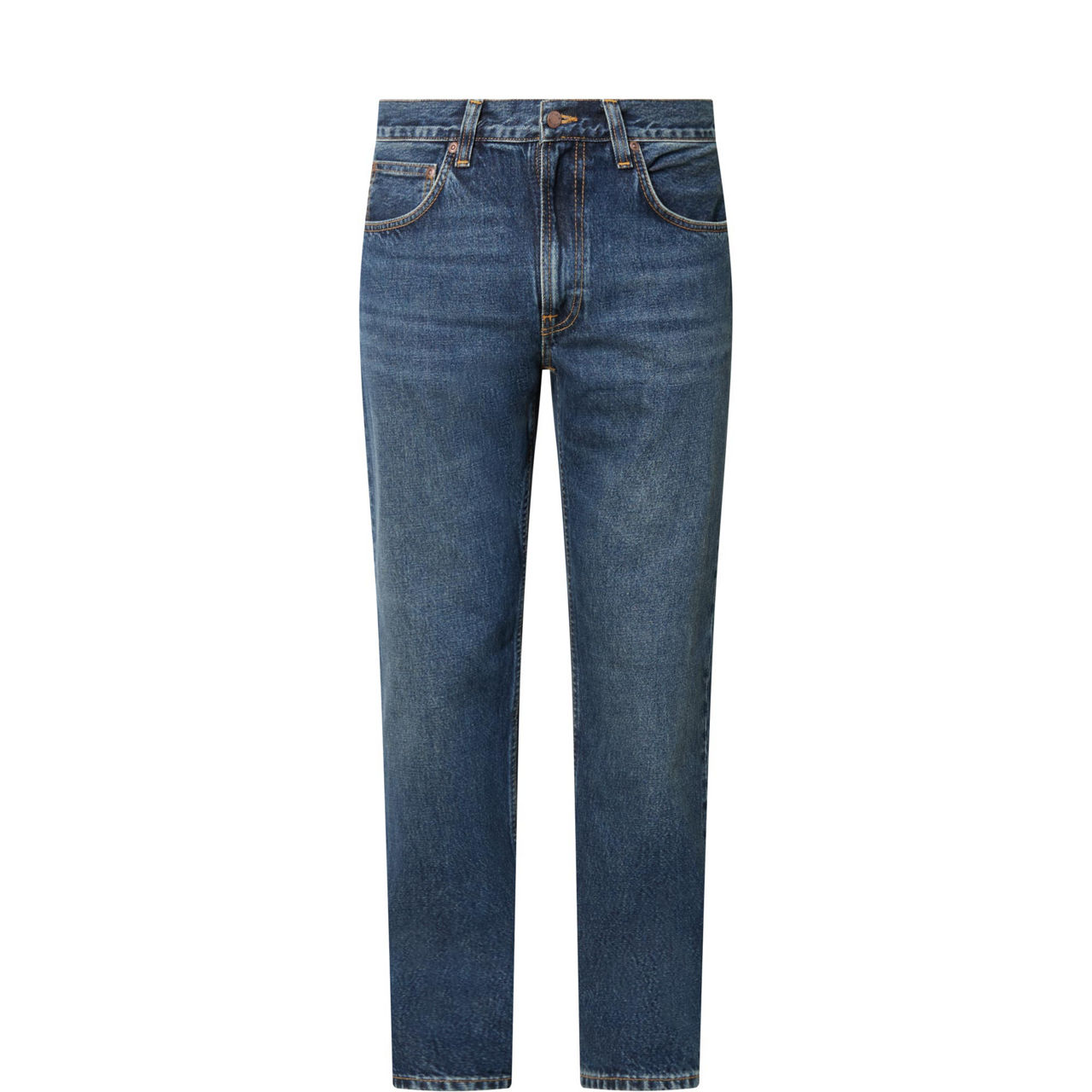 Gritty Jackson Mid Rise Straight Leg Jeans