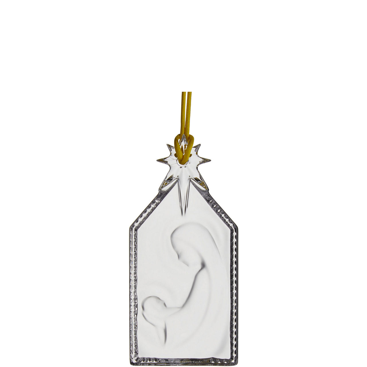 Nativity Crystal Tree Decoration