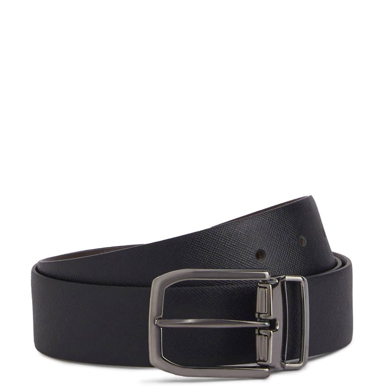 Reversible Textured Leather Belt