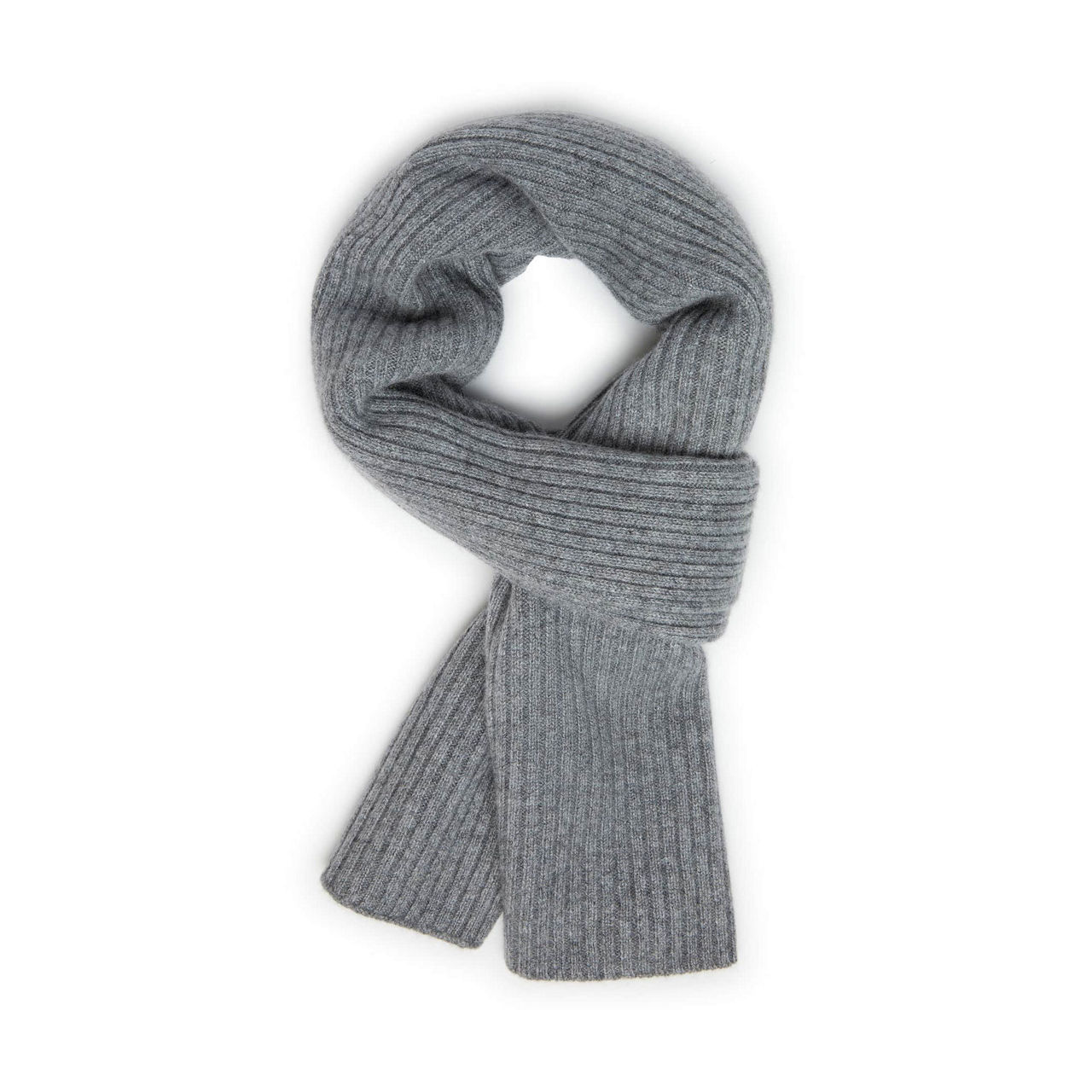 BOGGI MILANO Ribbed Cashmere Scarf