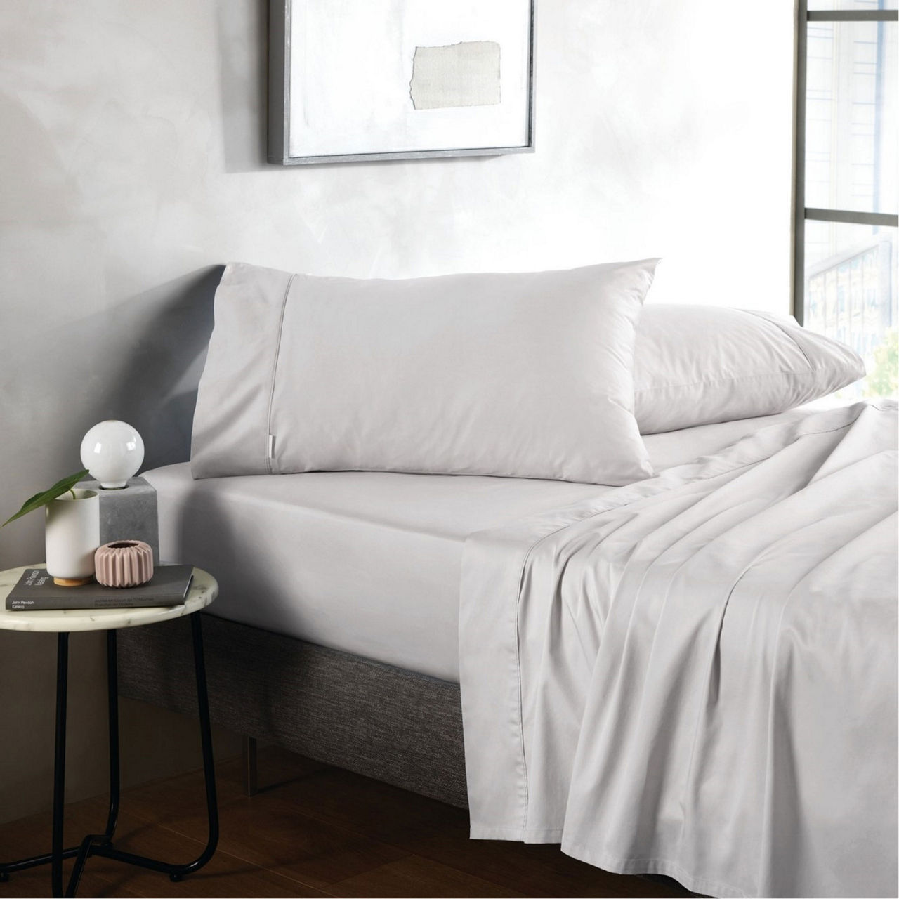 500 Thread Count Flat Sheet Silver 500 Thread Count Flat Sheet Silver