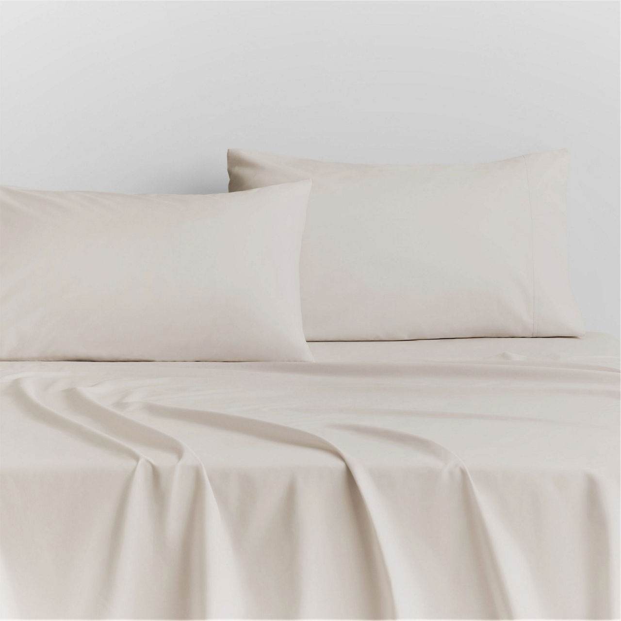 500 TC Cotton Sheets & Pillow Cases Chalk