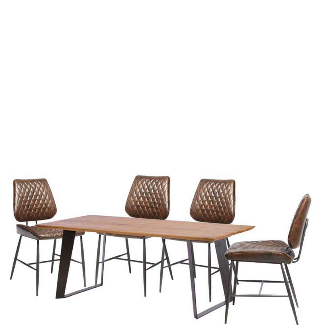 Smithfield Dining Table and Four Isabella Brown Chairs