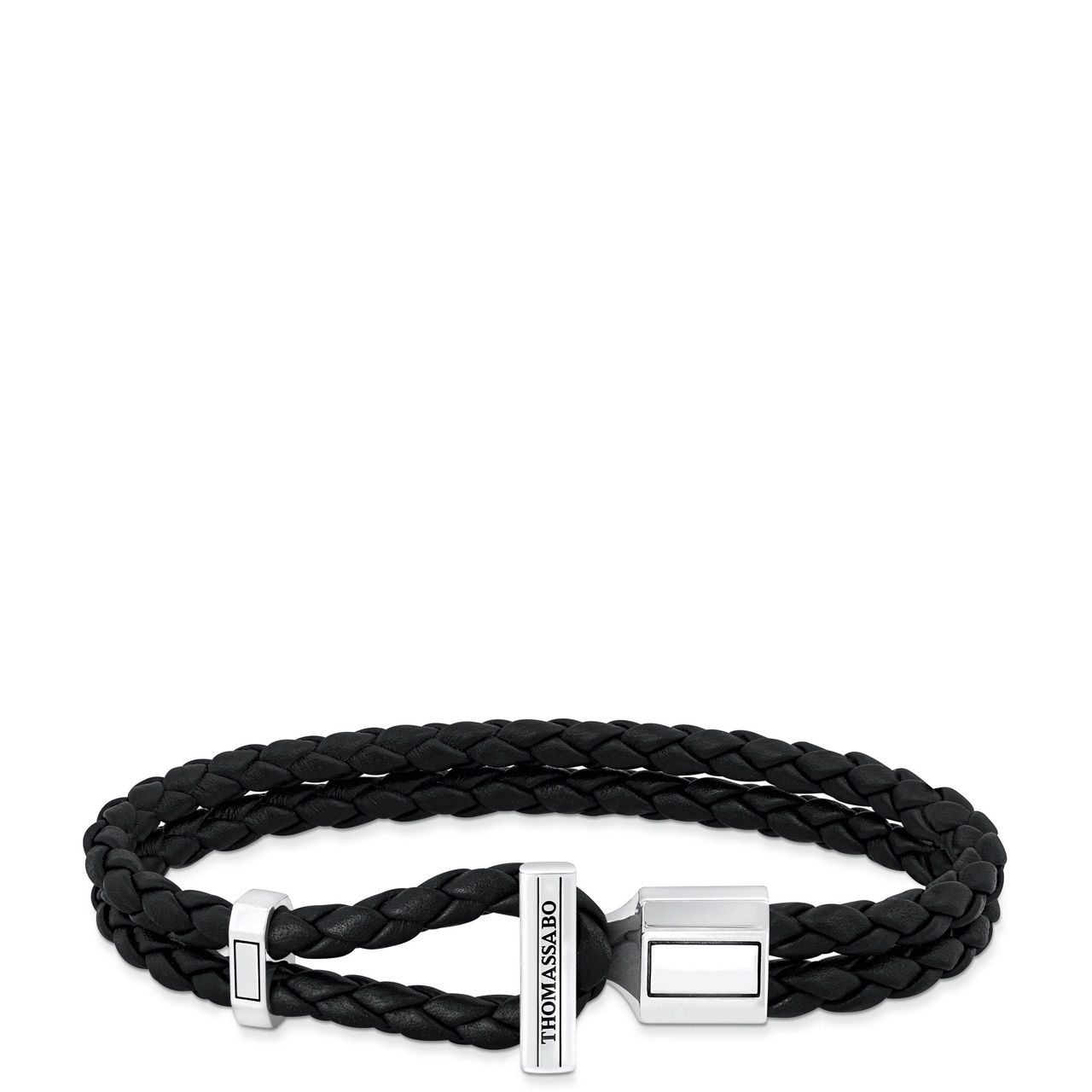 Double-Braided Leather Bracelet