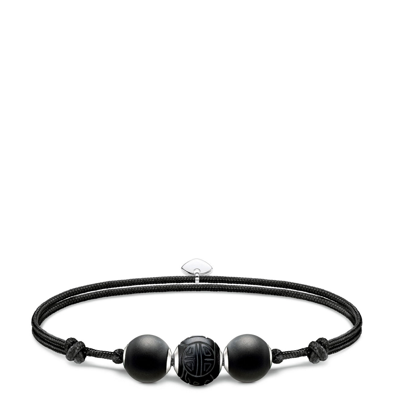 Karma Secret Obsidian Bead Bracelet