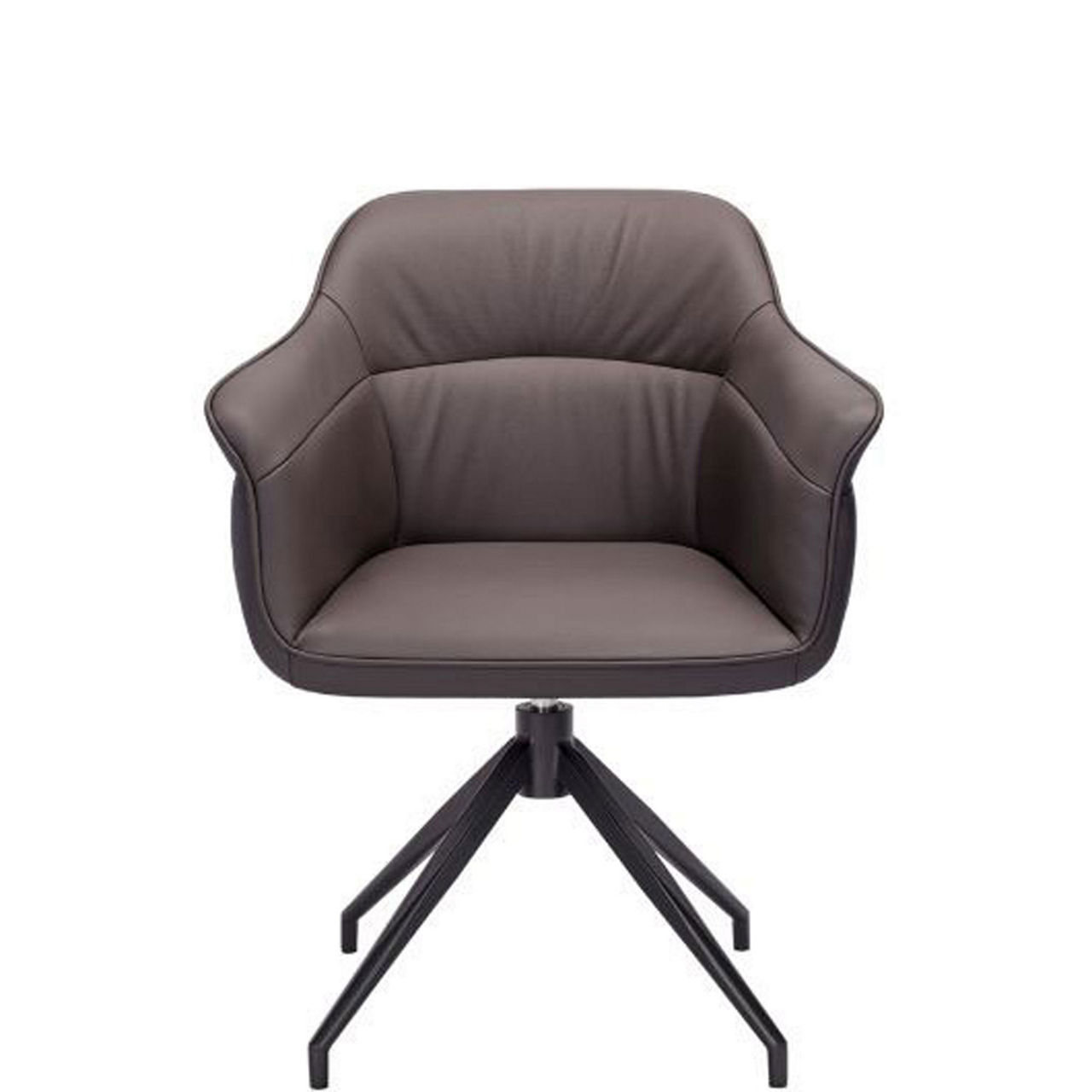 Amrita Swivel Dining Chair Grey
