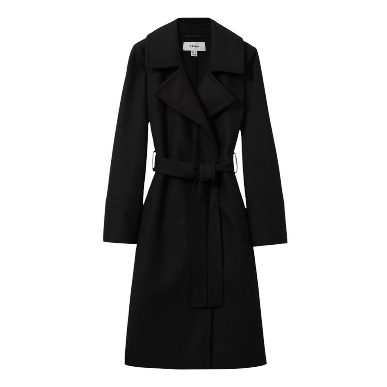 REISS Rae Double-Breasted Belted Coat