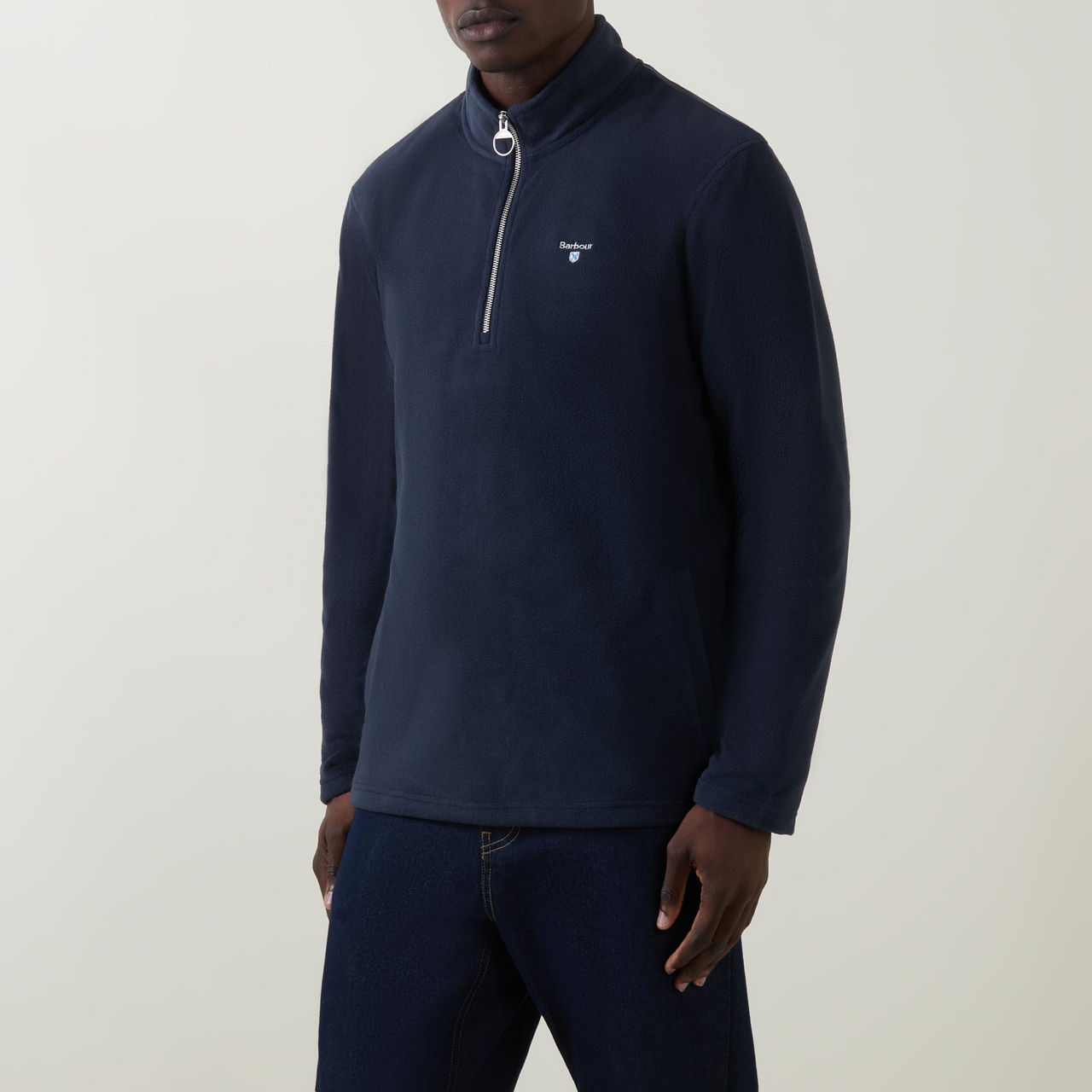 Essential Logo Quarter-Zip Fleece Sweatshirt Essential Logo Quarter-Zip Fleece Sweatshirt