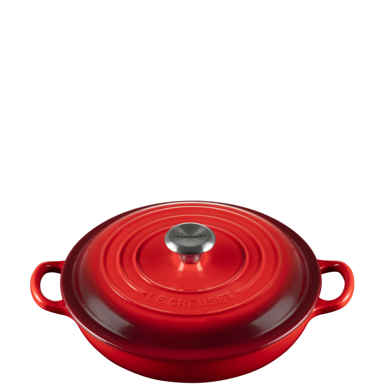 Signature Cast Iron Shallow Casserole Dish 22cm